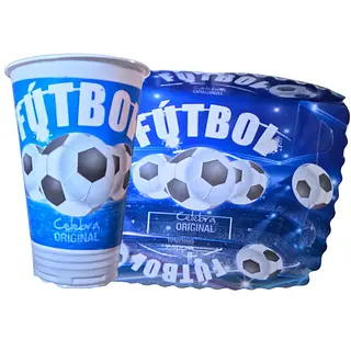 Platos Y Vasos Para Fiesta De Futbol