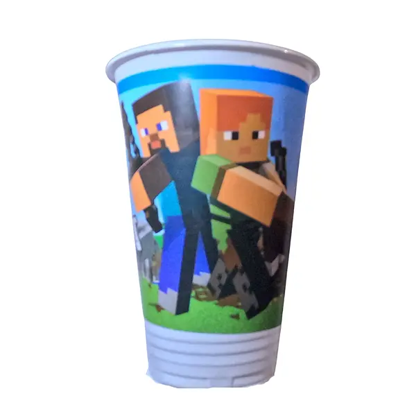 Platos Y Vasos Para Fiesta De Minecraft