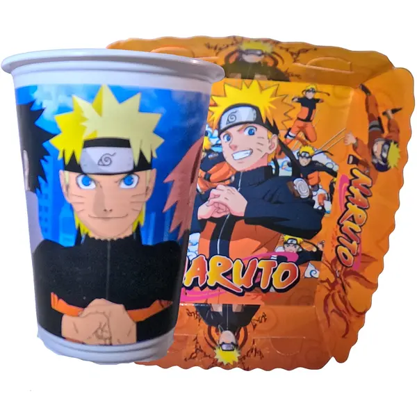 Platos Y Vasos Para Fiesta De Naruto