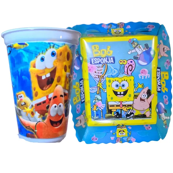 Platos Y Vasos Para Fiesta De Bob Esponja