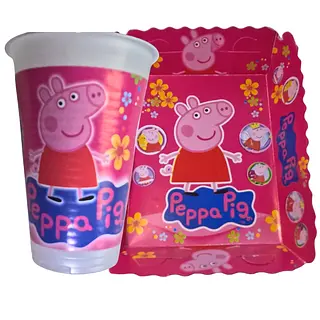 Platos Y Vasos Para Fiesta De Peppa Pig