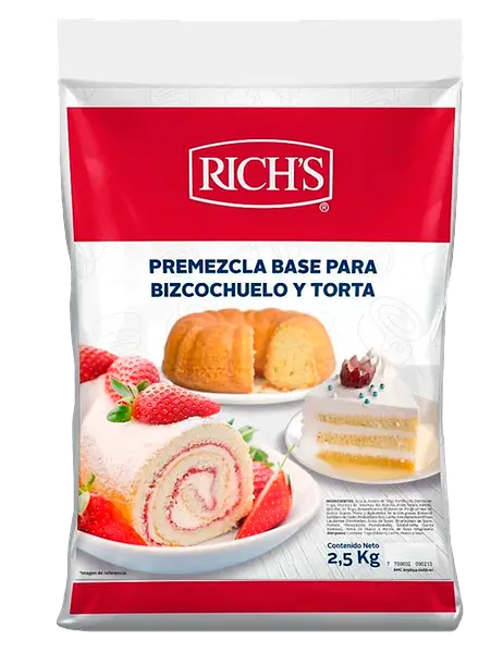 Premezcla Base Bizcochuelo Y Torta Rich'S X2.5kg