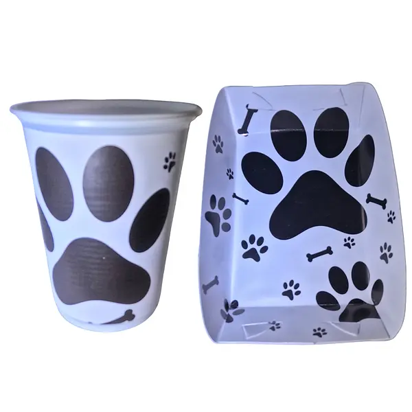 Platos Y Vasos Para Fiesta De Huella De Animal