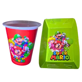 Platos Y Vasos Para Fiesta De Super Mario Bros Y Amigos