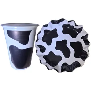 Platos Y Vasos Para Fiesta De Manchas De Vacas