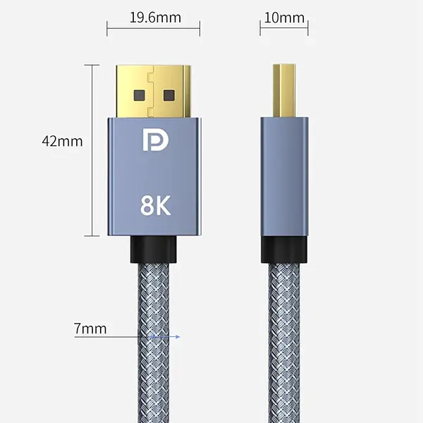 Cable Displayport A Displayport Versión 1.4 8k