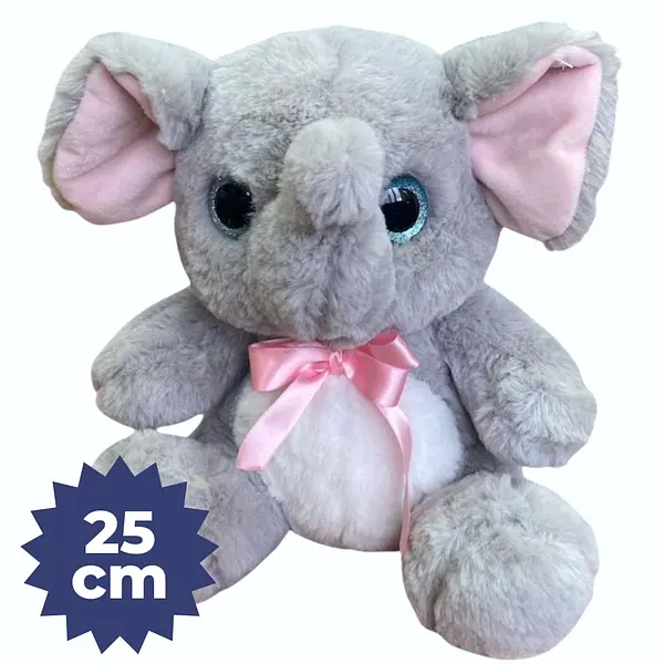 Peluche De Elefante Gris 1079-15