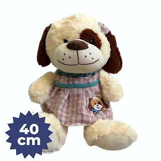 Peluche De Perrita Con Vestido 2503-40