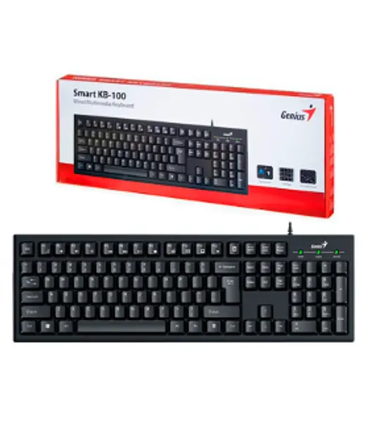 Teclado Genius Usb Smart Kb-100 Negro