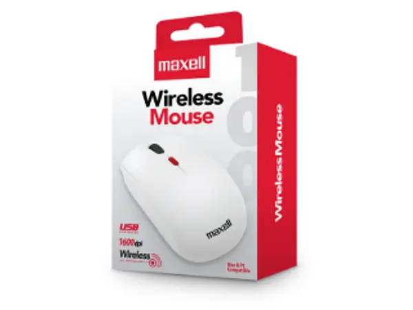Mouse Maxell Inalambrico 1600 Dpi Mowl-100