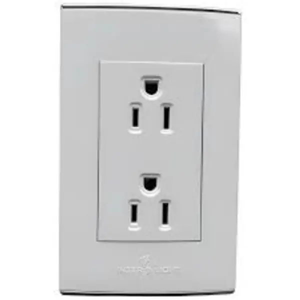 Toma Doble C/Polo Blanco M&J