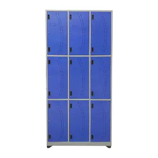 Locker 9 Ptos Vertical 180x92x30cm