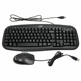 Combo Genius Usb Km-200 Teclado Mouse