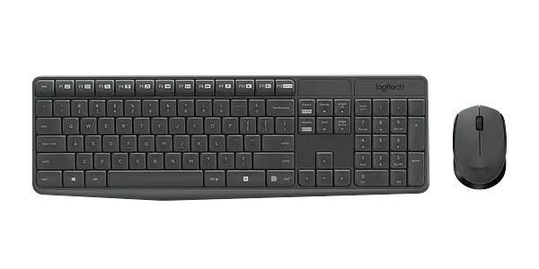 Combo Logitech Inalambrico Mk235 Teclado Mouse
