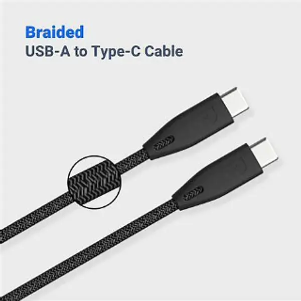 Cargador Usb C/C Cable Celular Trenzado Jal-D13 Jaltech