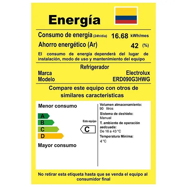 Minibar Electrolux 90l Inox Erd090g3hwg | Frost