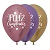 Globo Sempertex Reflex Feliz Cumpleaños Fiesta Destellos