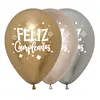 Globo Sempertex Reflex Surtido Feliz Cumpleaños Cuadrados