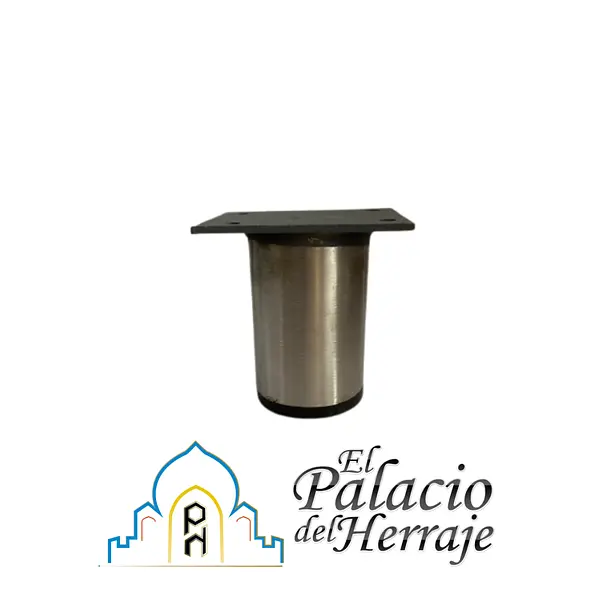 Pata Redonda Acero Inx 6cms Sin Nivelador - Fundi