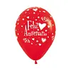 Globo Sempertex Fashion Rojo Infinity Aniversario