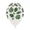 Globo Sempertex Fashion Cristal Infinity Hojas Verde Selva