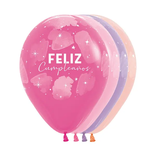 Globo Sempertex Fashion Surtido Infinity Fiesta Acuarela