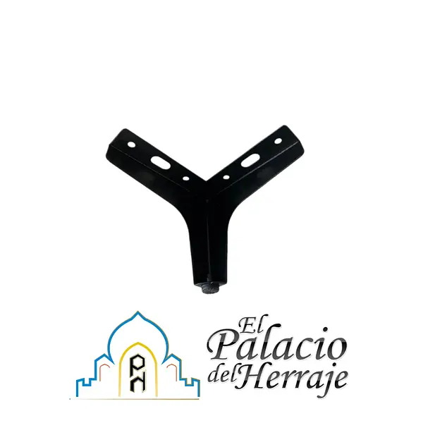 Pata Mueble Esquinera 10cms Negra - Cla 104-10