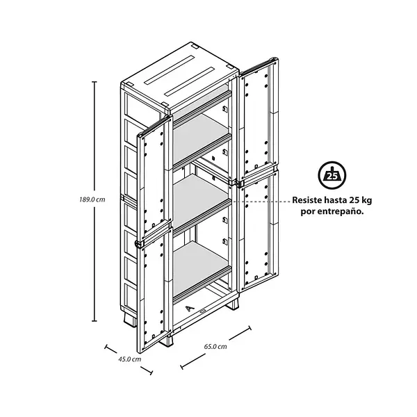 Armario Rimax Grande Baru