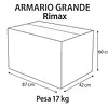 Armario Rimax Para Ropa Rattan