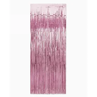 Cortina De Tiras Oro Rosa