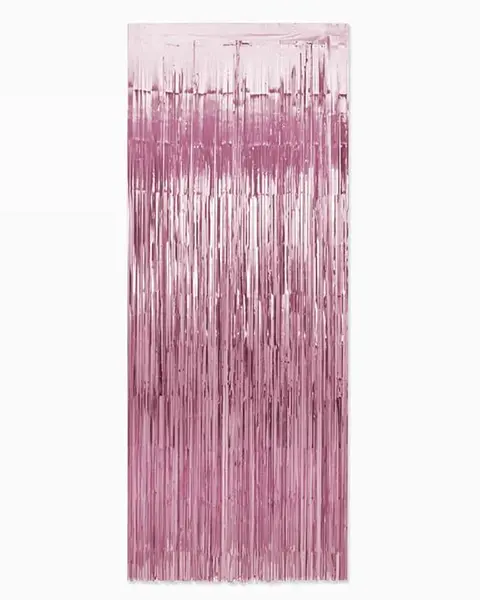 Cortina De Tiras Oro Rosa