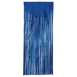 Cortina De Tiras Azul Rey