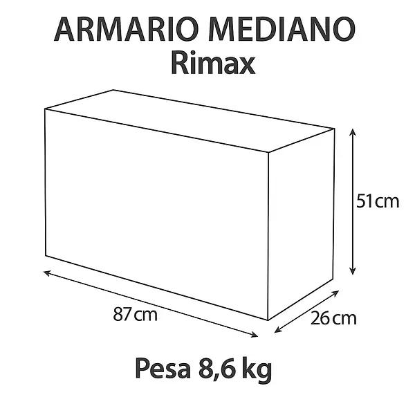 Armario Rimax Mediano Rattan