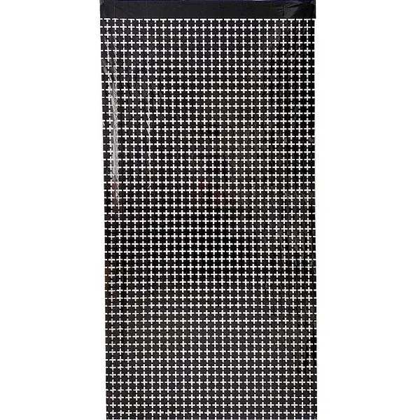 Cortina De Cuadrados Pequeños Negro