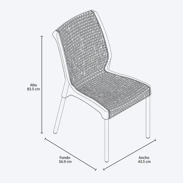 Silla Rimax Shia Sin Brazos