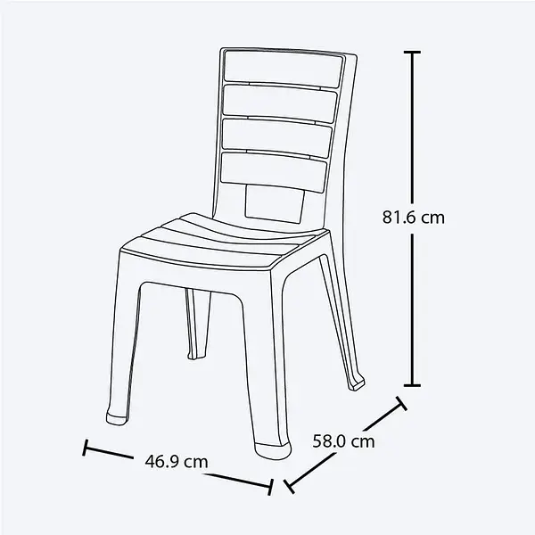 Silla Rimax Baru Sin Brazo