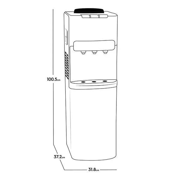 Dispensador De Agua Electrolux Con Nevera 19 Litros