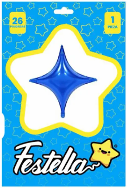 Globo Estrella Azul 26''