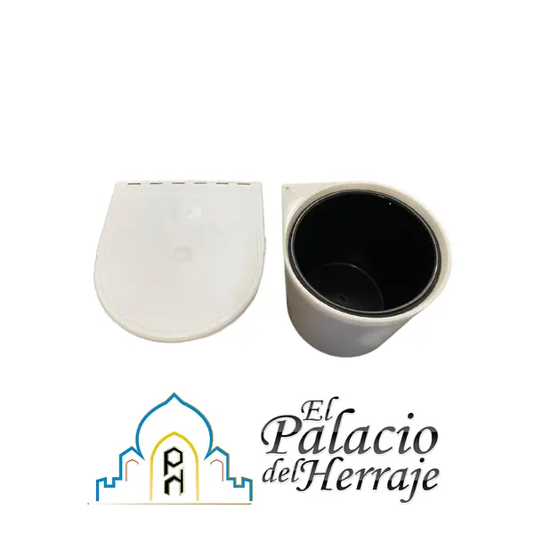 Basurera Redonda Plas Pta 5lt Ø27cm 3116 - Feh