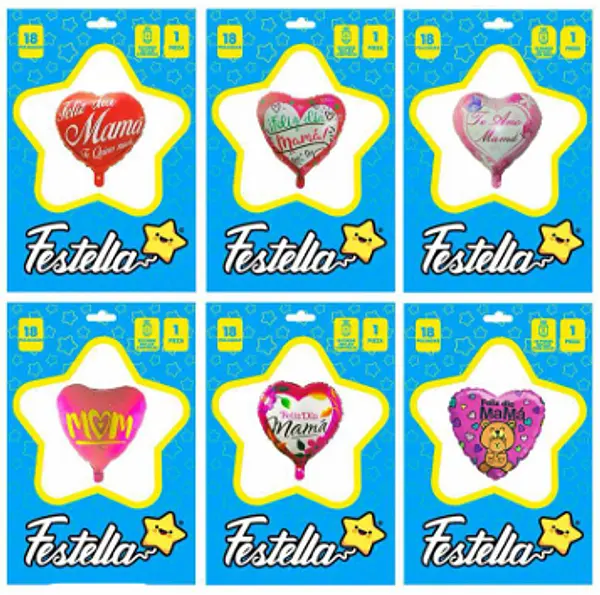 Globo Corazon Te Amo Mamá 18''