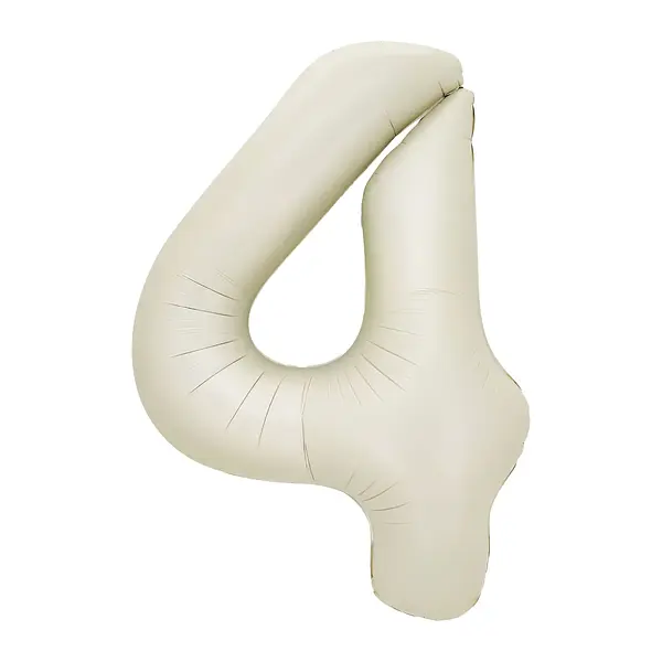 Globo Metalizado Numero 4 Arena