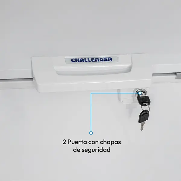 Congelador Challenger 535 Litros Doble Puerta Ch-396