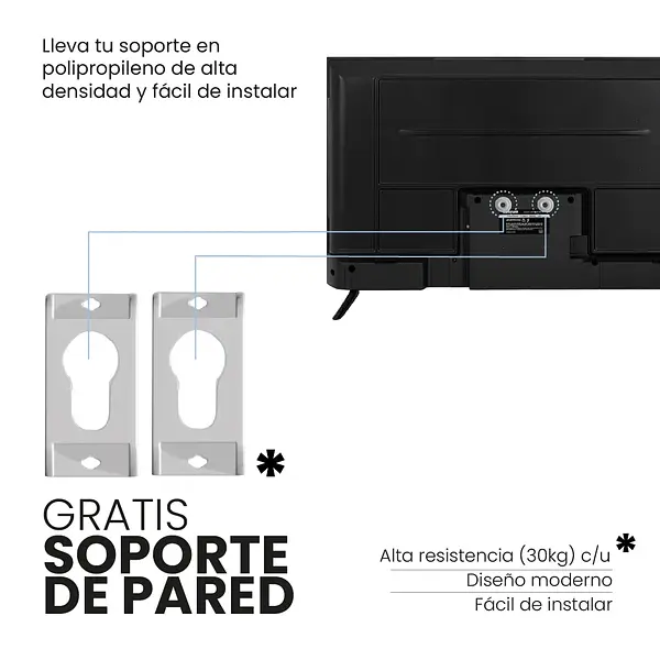 Televisor Challenger 32” Led Hd – Modelo Led32k88 T2 Negro