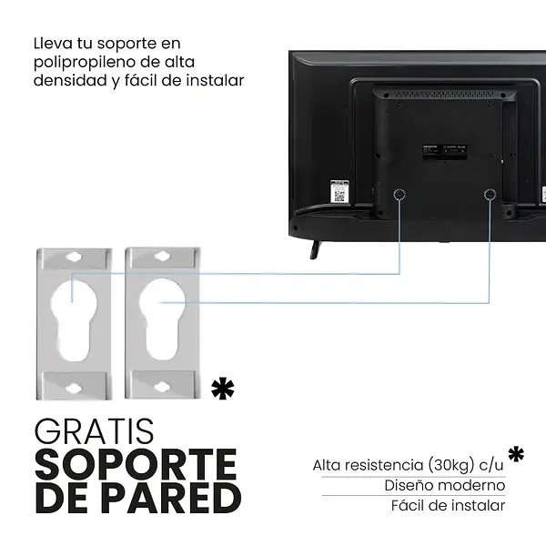 Televisor 32" Hd Google Tv Con Bluetooth - Led 32kg84 Bt T2