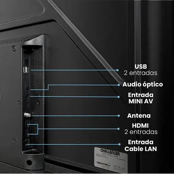 Televisor 43" Full Hd Google Tv Wifi - Led 43kg84 Bt