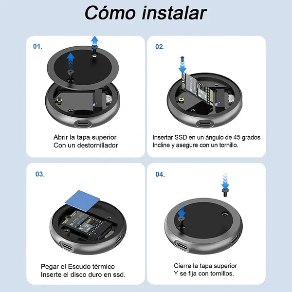 Disco Magnetico De 256g Ssd M.2 2230 Nvme
