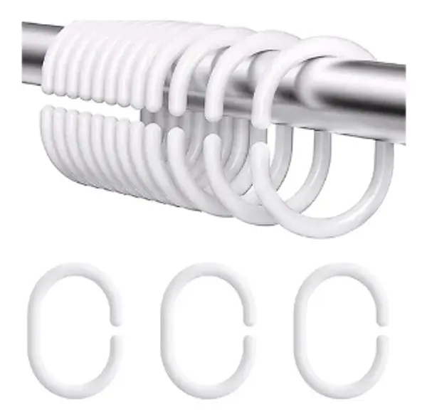 Gancho Cortina Plastico X 10 Eco