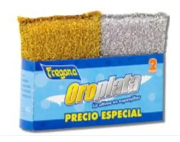 Esponja Multiuso Gold Silver Oro/Plata