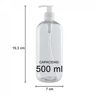 Dispensador Jabon 500 Cc Plastico Econom