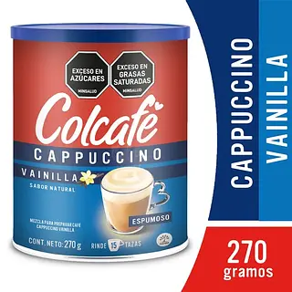 Capuccino Colcafe Vainilla 270g